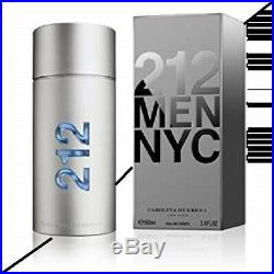 212 Men NYC By Carolina Herrera 3.4 OZ 100 ML Eau De Toilette Spray Tst Bottle