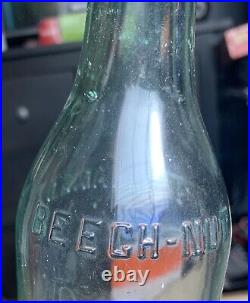 3 Vintage Soda Old Beech Nut Canajoharie Ny Green Soda Bottle