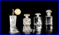 4 perfume bottle from franc, new York, England & Japan