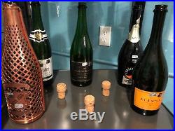 (5) New York Yankees Champagne Bottle Game Used Mlb Auth Steiner ALDS Champions