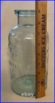 72 oz MILLVILLE ATMOSPHERIC FRUIT JAR WHITALL'S PATENT JUNE 18TH 1861 (K-17)