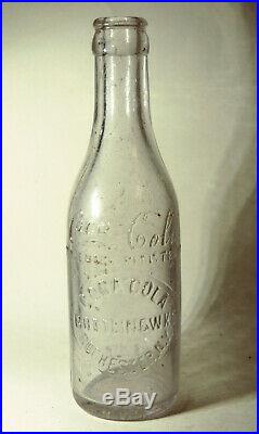 7oz ROCHESTER NY Antique vtg Coca Cola BOTTLE New York Straight Side ANDERSON