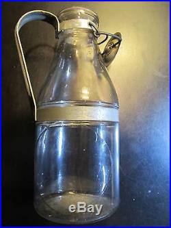 A C Smalley & Co. Quart Milk bottle Boston & New York near mint