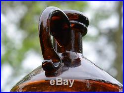 A. M. BININGER & CO NO. 19 BROAD NEW YORK whiskey bottle antique applied handle