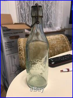 A Vintage Blob Top Bottle D. C. Yuengling Jr. Riverside N. Y. L. Martin