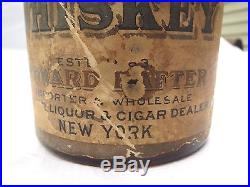 Antique Victor Brand Melrose XXXX Rye Whisky Bottle New York