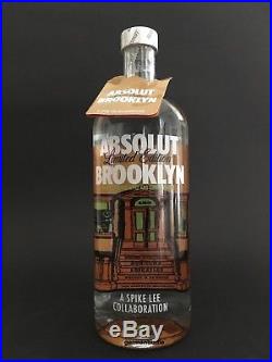 Absolut Vodka Brooklyn New York USA Spike Lee full 1 Litre 40%Vol. Bottle