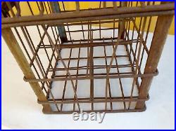 Advertising Wire Dairy Milk Crates De Long's NEW YORK GLENS FALLS NY SET OF 3