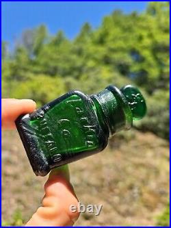 Amazing Deep Emerald Green Old Larkin Soap Bottle? Green Scent Buffalo Bottle