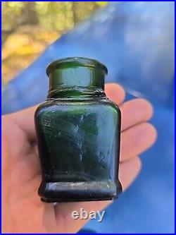 Amazing Deep Emerald Green Old Larkin Soap Bottle? Green Scent Buffalo Bottle