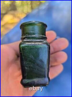 Amazing Deep Emerald Green Old Larkin Soap Bottle? Green Scent Buffalo Bottle