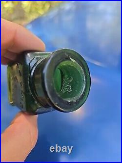 Amazing Deep Emerald Green Old Larkin Soap Bottle? Green Scent Buffalo Bottle