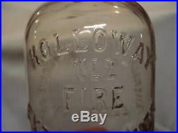 American La France Fire Engine Co. Fire Extinguisher Glass Bottle Elmira, N. Y