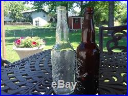Anheuser-Busch pre-prohibition Beer bottle St. Louis New York lot of 2