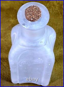 Antique 1912 PALMER Bottle Embossed NEW YORK Perfume Toilet Water CORK BLOB TOP