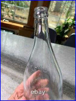 Antique 32 oz Soda Bottle Embossed Risedorph Bottling Kinderhook NY New York