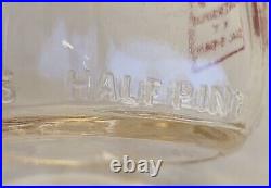 Antique 6 Glass Milk Bottle Skiff's Dairy Farm Gloversville NY 5 Digit Phone #