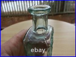 Antique Aqua Bottle Medicine/Medicinal Dr. O. Phelps Brown Newburgh NY New York