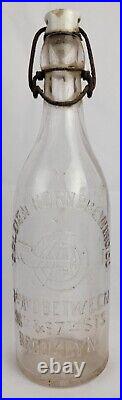 Antique Beer Bottle Golden Horn Brewing Co Brooklyn NY Blob Top