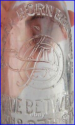 Antique Beer Bottle Golden Horn Brewing Co Brooklyn NY Blob Top