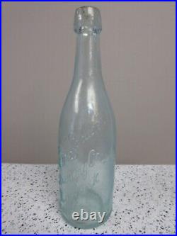 Antique Blob Top 1900-1910 F & M Schafer Brewing Co New York Rare Beer Bottle