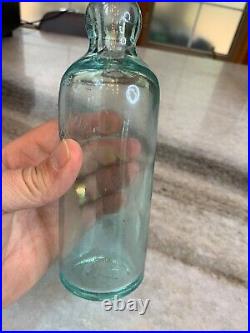 Antique Blob Top Fred Roshirt Bottle Schodack Center Rensselaer County NYC NY