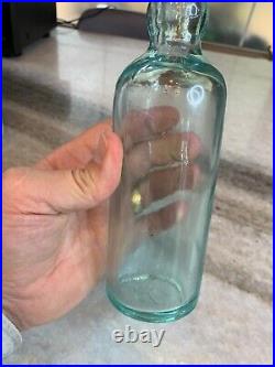 Antique Blob Top Fred Roshirt Bottle Schodack Center Rensselaer County NYC NY