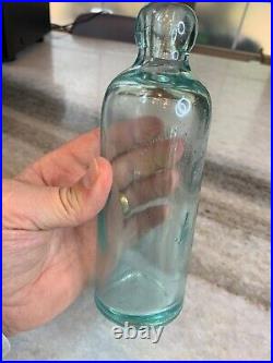 Antique Blob Top Fred Roshirt Bottle Schodack Center Rensselaer County NYC NY