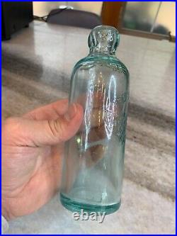 Antique Blob Top Fred Roshirt Bottle Schodack Center Rensselaer County NYC NY