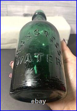 Antique Bottle CONGRESS & EMPIRE SPRING CO. SARATOGA N. Y