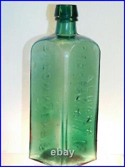Antique Bottle Dr Townsend's Sarsaparilla Albany N. Y Blue Green Old Bottle 1880