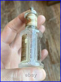 Antique CB Woodworth & Sons NY Bottle BUTTON HOLE BOUQET HANDKERCHIEF EXTRACT