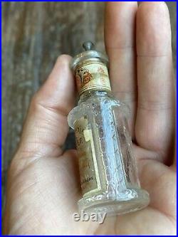 Antique CB Woodworth & Sons NY Bottle BUTTON HOLE BOUQET HANDKERCHIEF EXTRACT