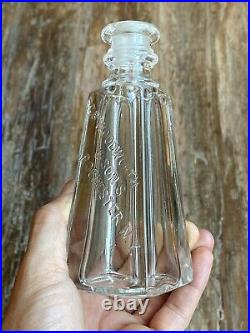 Antique CB Woodworth & Sons Perfume Triangle Bottle Rochester NY Splash Decanter