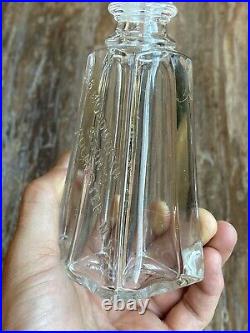 Antique CB Woodworth & Sons Perfume Triangle Bottle Rochester NY Splash Decanter