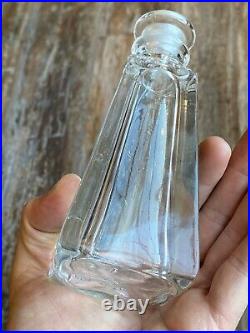 Antique CB Woodworth & Sons Perfume Triangle Bottle Rochester NY Splash Decanter