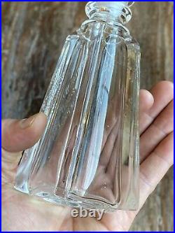 Antique CB Woodworth & Sons Perfume Triangle Bottle Rochester NY Splash Decanter