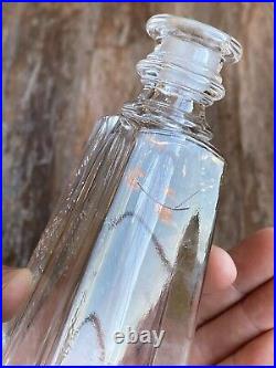 Antique CB Woodworth & Sons Perfume Triangle Bottle Rochester NY Splash Decanter