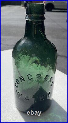 Antique Congress & Empire Spring Co Saratoga New York Congress Bottle