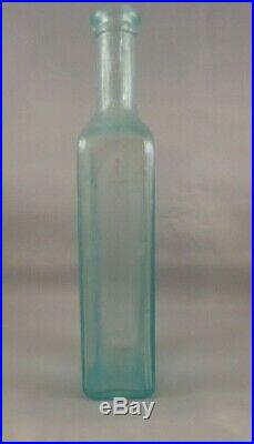Antique Dr. Kilmer's Medicine Aqua Bottle Female Remedy Binghamton N. Y
