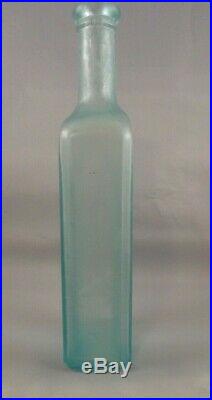 Antique Dr. Kilmer's Medicine Aqua Bottle Female Remedy Binghamton N. Y