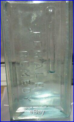 Antique Dr. Kilmer's Medicine aqua bottle Female Remedy Binghamton N. Y