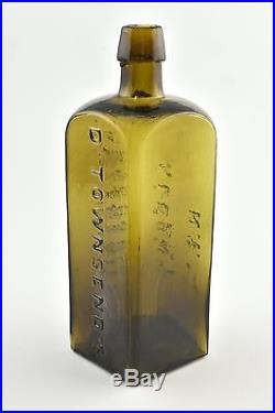 Antique Dr. Townsends Sarsaparilla Albany NY Glass Bottle