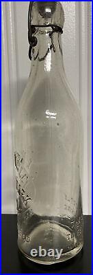 Antique E. Pringle Tuxedo Park NY Glass Bottle Blob Top 9-1/4 Bale Beer Soda