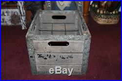 Antique Emmadine Farms New York Milk Bottle Crate Carrier-#1-Country Decor-LQQK