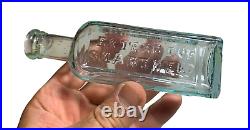 Antique Extract Smart Weed Smartweed Carters Buffalo NY Bottle Applied Top Lip