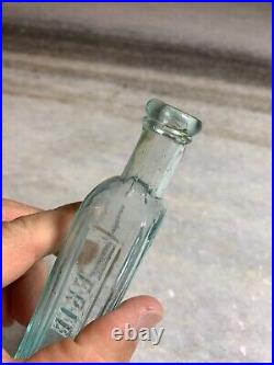 Antique Extract Smart Weed Smartweed Carters Buffalo NY Bottle Applied Top Lip