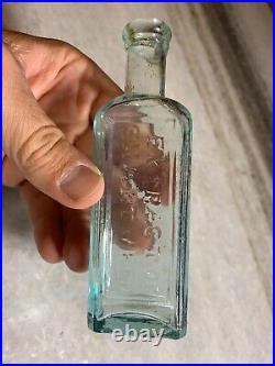 Antique Extract Smart Weed Smartweed Carters Buffalo NY Bottle Applied Top Lip