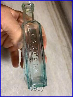 Antique Extract Smart Weed Smartweed Carters Buffalo NY Bottle Applied Top Lip