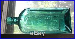 Antique G. W. Merchant Gargling Oil Lockport NY Medicine/Cure Bottle 1880s BIM
